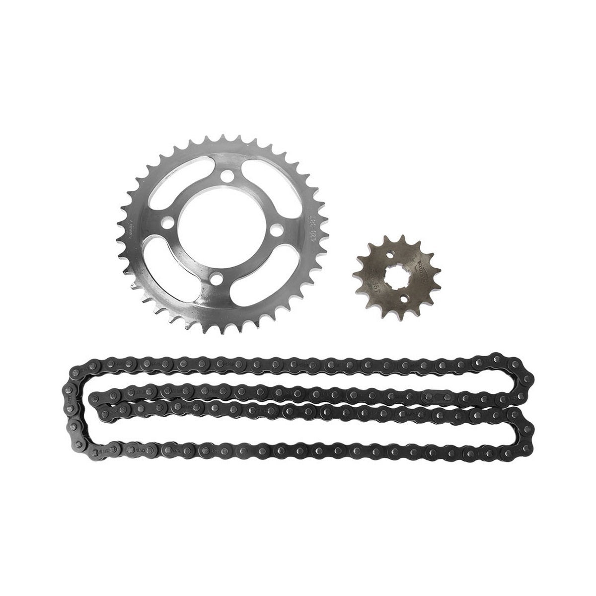 F0203KS04 IKIT001 JUEGO SPROCKET DT125 CLASICA, DT125 SPORT, FT125, FT125 CLASICA, FT125 NEW SPORT, FT125 SPORT, FT125TS, XFT125