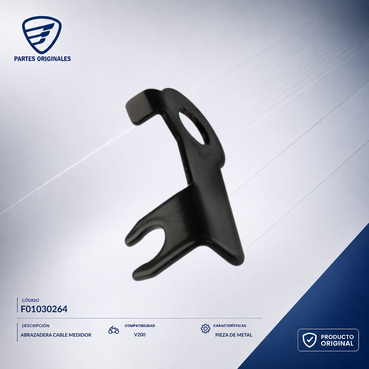 F01030264 IABR010 ABRAZADERA CABLE MEDIDOR V200