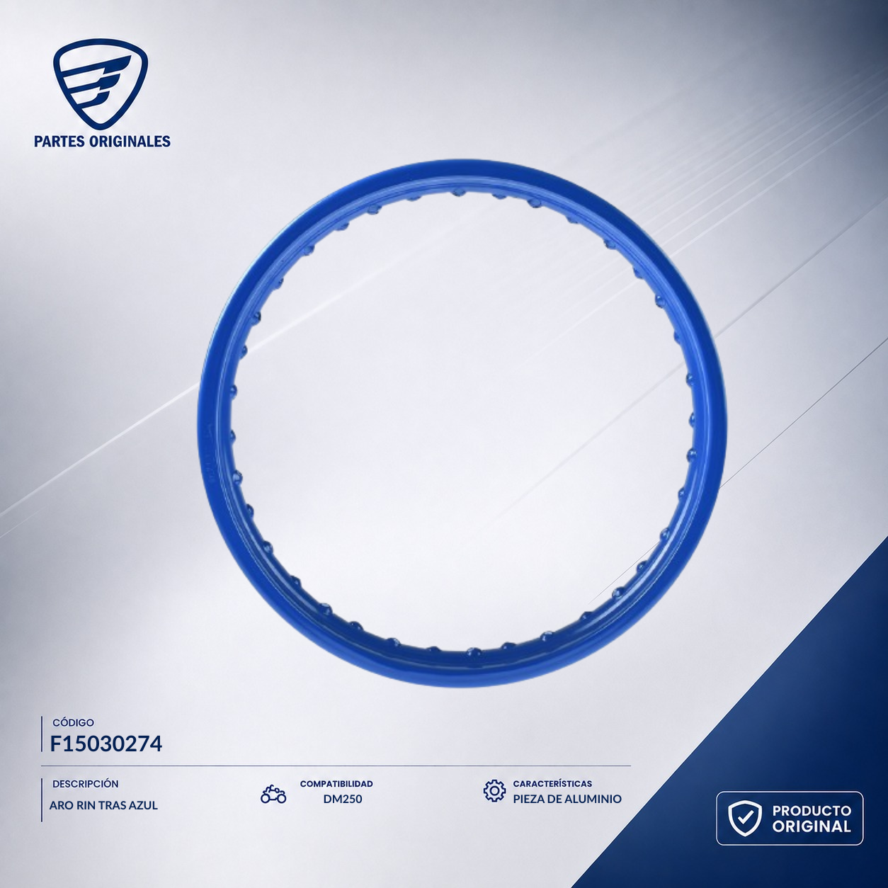 F15030274 IARO030 ARO RIN TRAS AZUL ZDM250