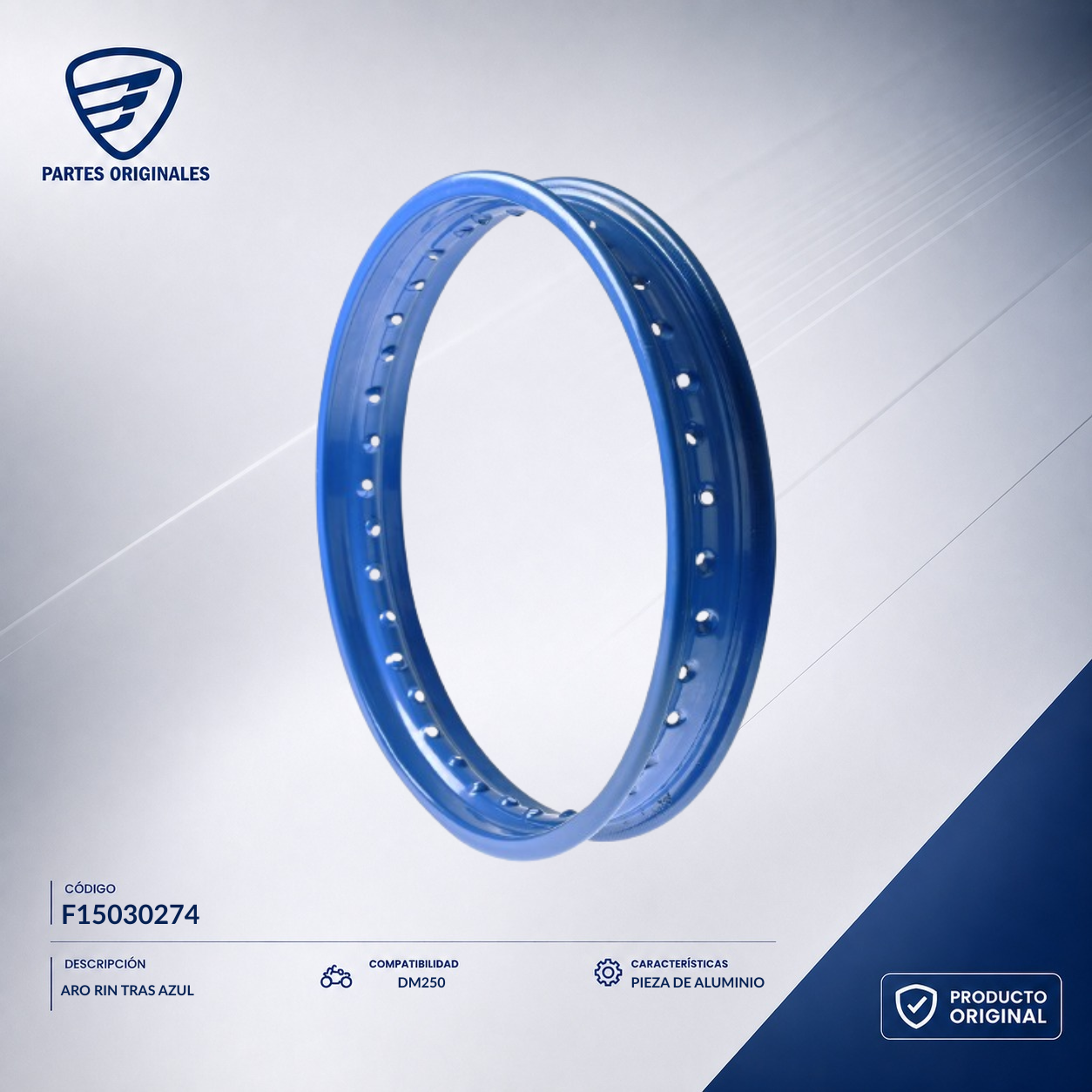 F15030274 IARO030 ARO RIN TRAS AZUL ZDM250