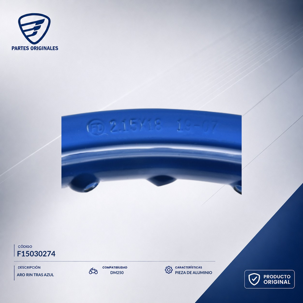 F15030274 IARO030 ARO RIN TRAS AZUL ZDM250