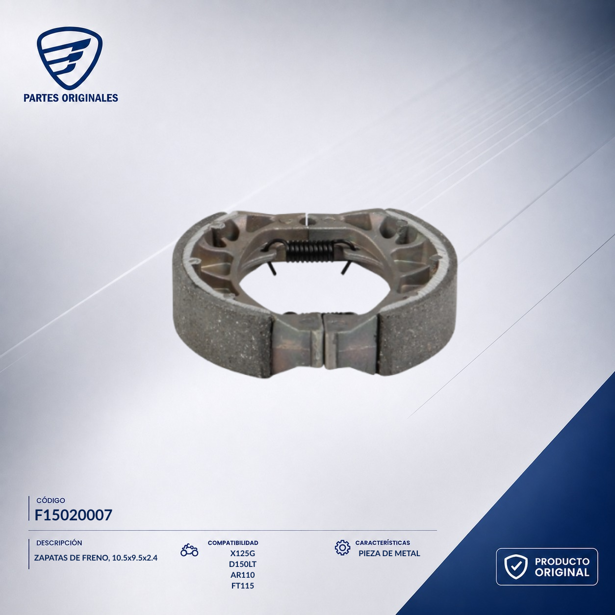 F15020007 IBAL015 BAL.DEL/TRAS CS/FT125/FT110/AT/ST70 /90/XS/AT VENTO ATOM 150 TRAS RESORT CORTO