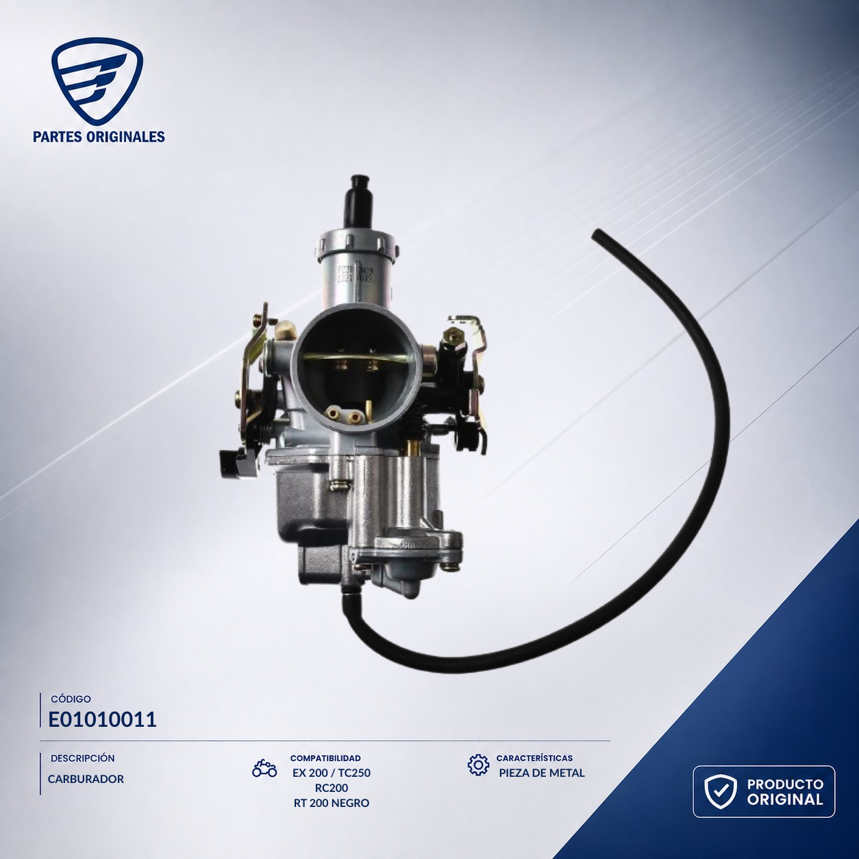 E01010011 ICAR008 CARBURADOR DM200, RC200, TX200