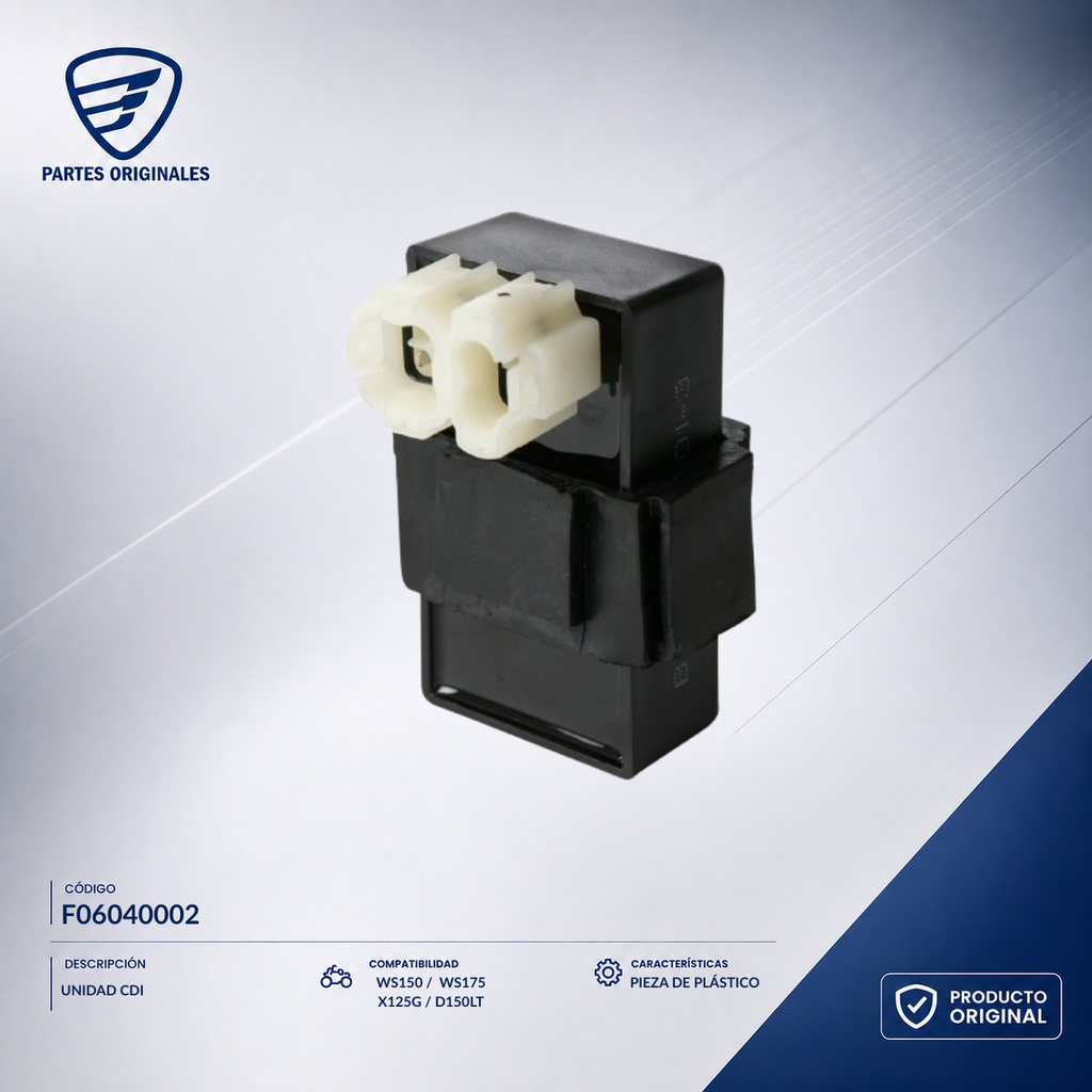 F06040002 ICDI010 UNIDAD CDI WS150, WS175, X125G, D150LT