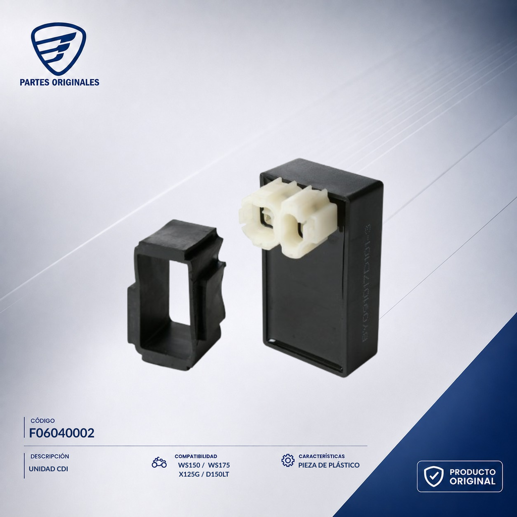 F06040002 ICDI010 UNIDAD CDI WS150, WS175, X125G, D150LT