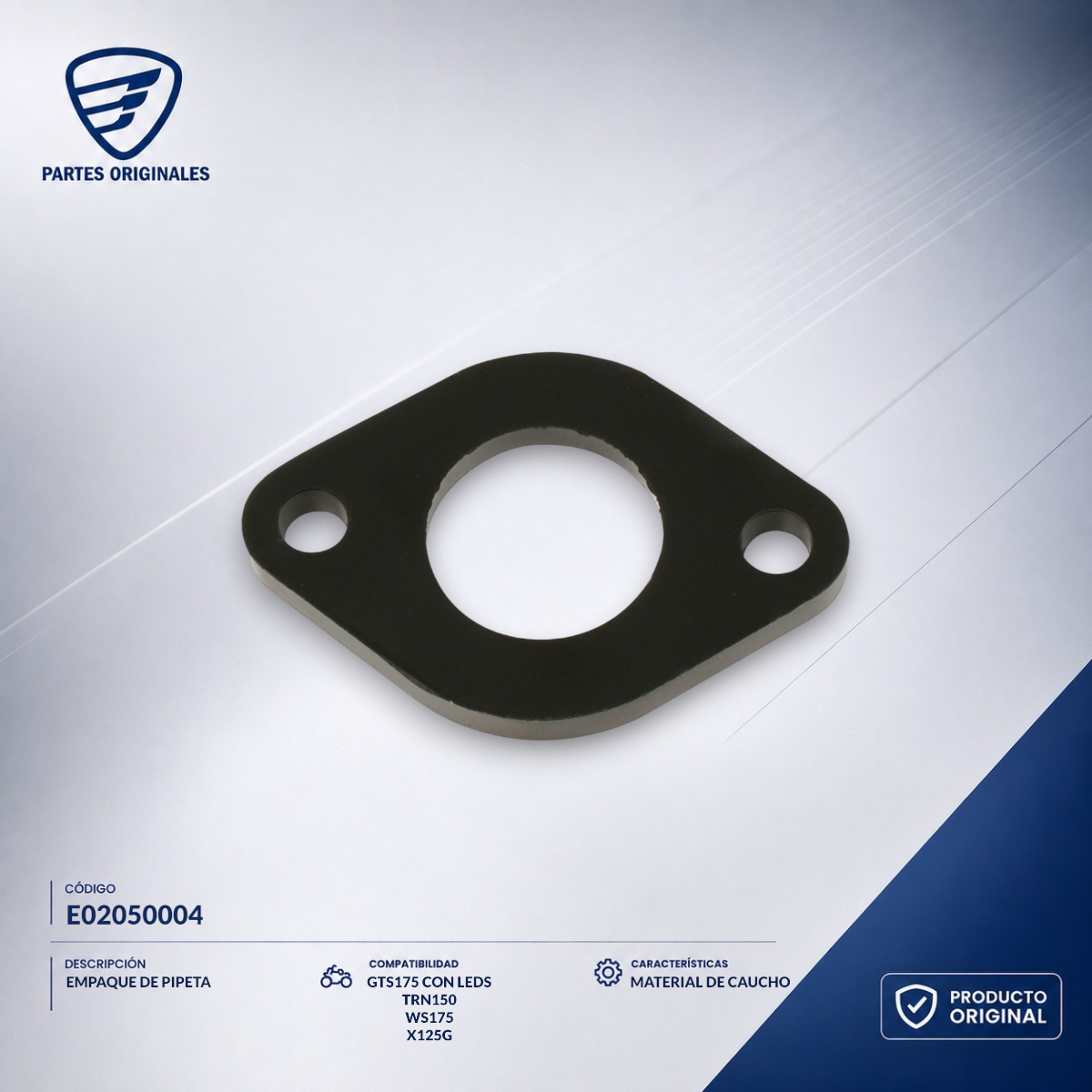 E02050004 IEMP015 AISLADOR DE CARBURADOR/PIPET CS/DS/GS/WS/GTS
